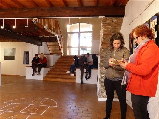 Les groupes en visite à l'EDA