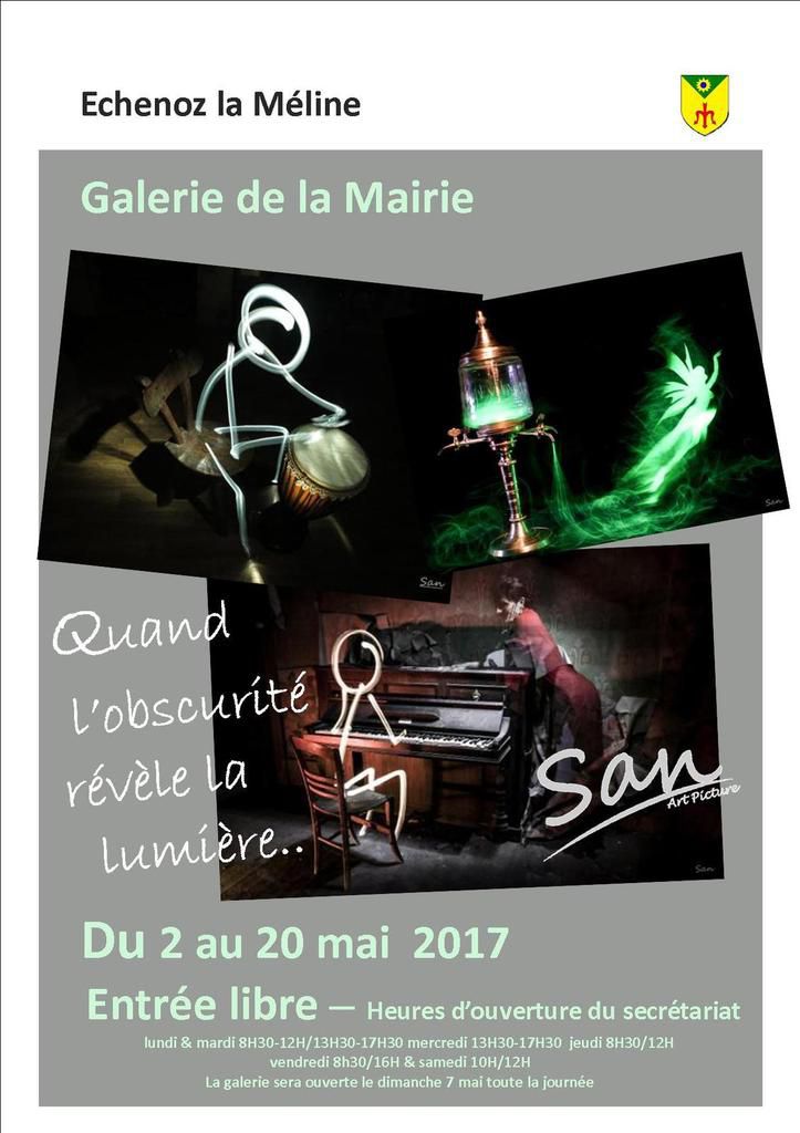 Galerie de la Mairie : Exposition du 2 au 20 mai 2017