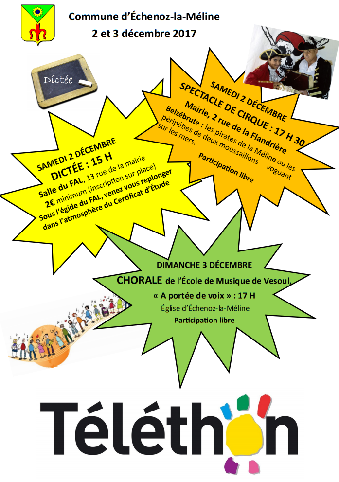 Téléthon 2017 - Demandez le programme !