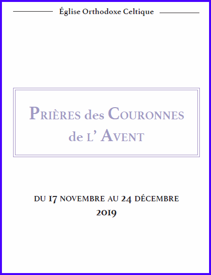 Livret des prières des couronnes de l'Avent