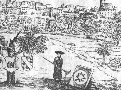 Dessin de M. de L'Hermine 1675 - Musée d'Altkirch