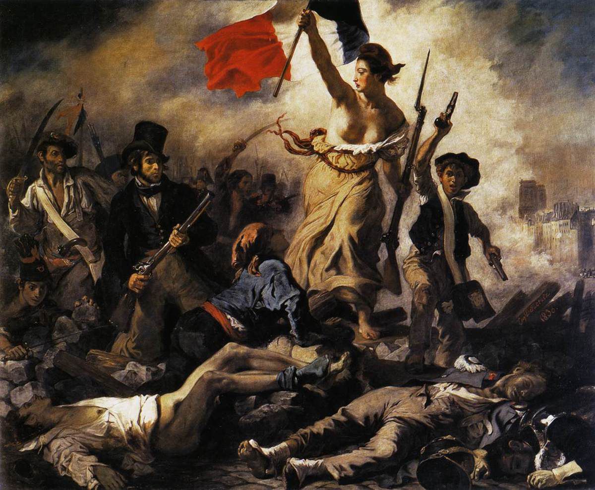 La liberté guidant le peuple ( E. Delacroix)