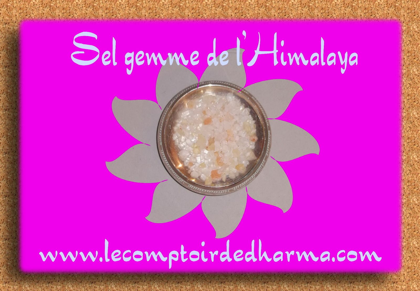 Sel Rose gemme de l'Himalaya