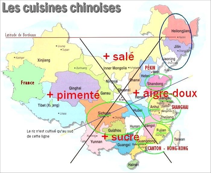 LES cuisines chinoises