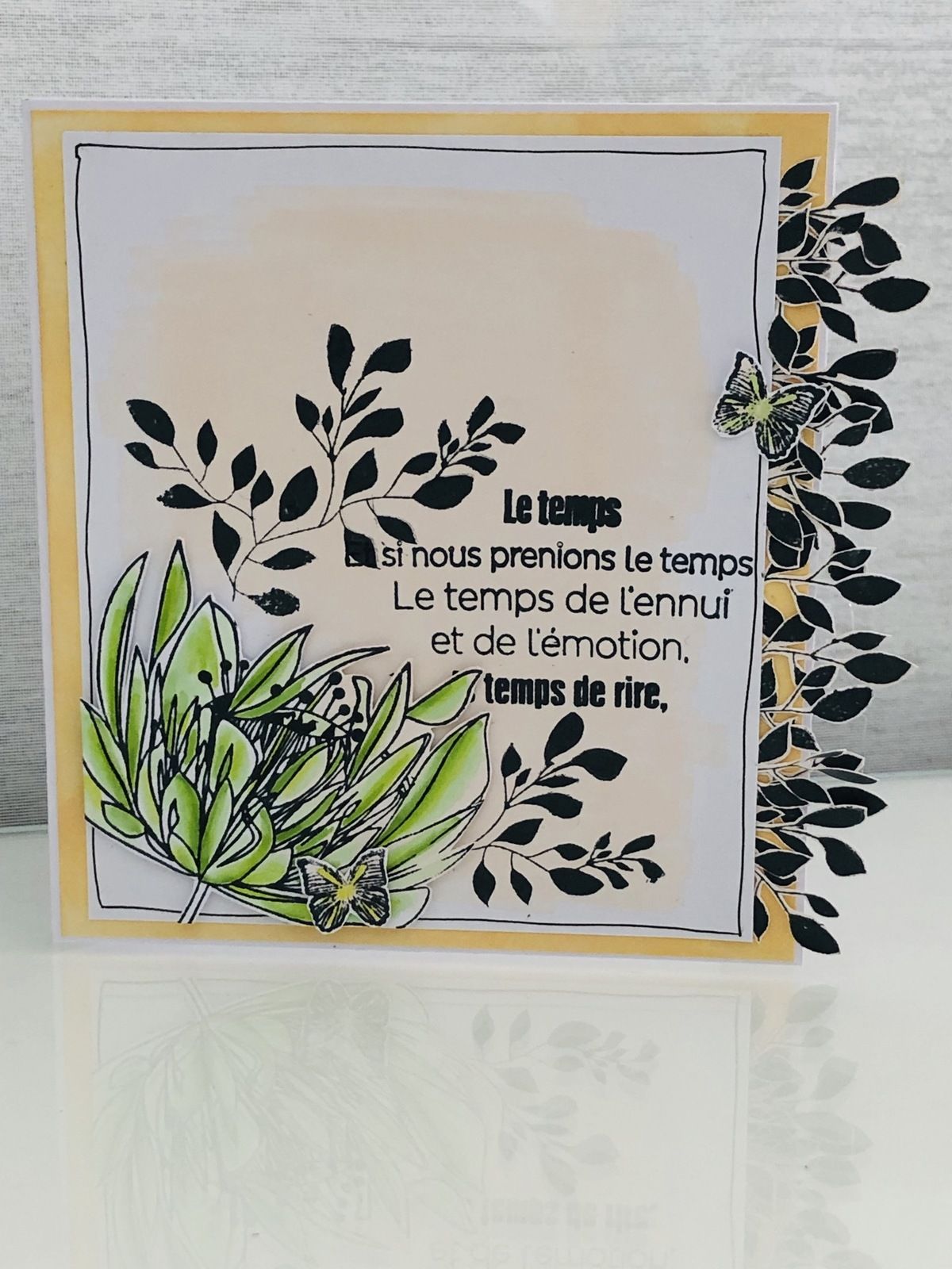 Carte Pour Un Anniversaire En Retard La Touche De Scrap