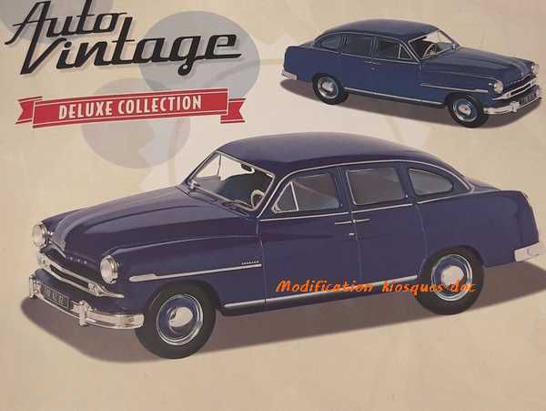 Liste des objets Hachette Auto Vintage De Luxe 1/24 Collection