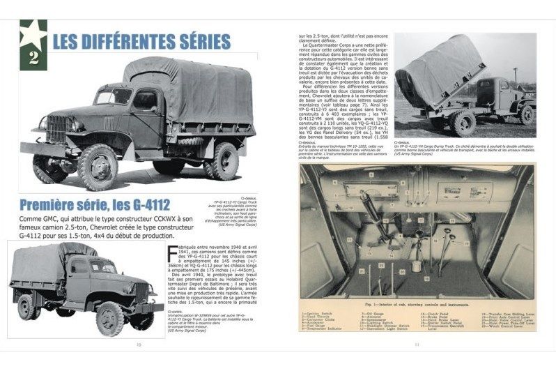 Nouveauté librairie : les camions de l'US Army - Le Chevrolet 1.50-ton 4x4 (Histoire&Collections)