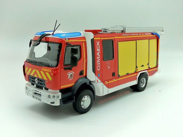 Nouveauté pompiers : Renault D16 FPT SR GIMAEX au 1/43 (Eligor)