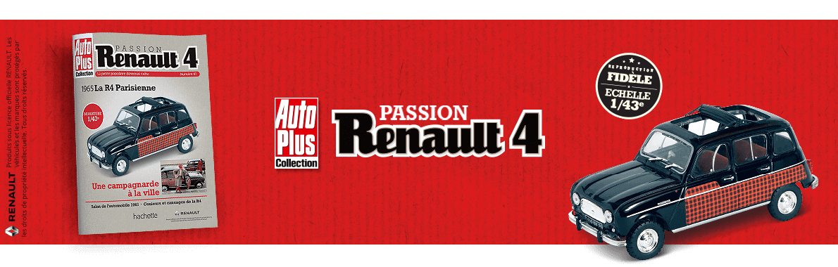 R4L57 Passion RENAULT 4 L 1/43 : 4L Gendarmerie – Jumajo