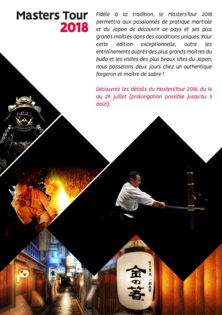 Budo Aikido Karate Japon Voyage Masters Tour Arts Martiaux