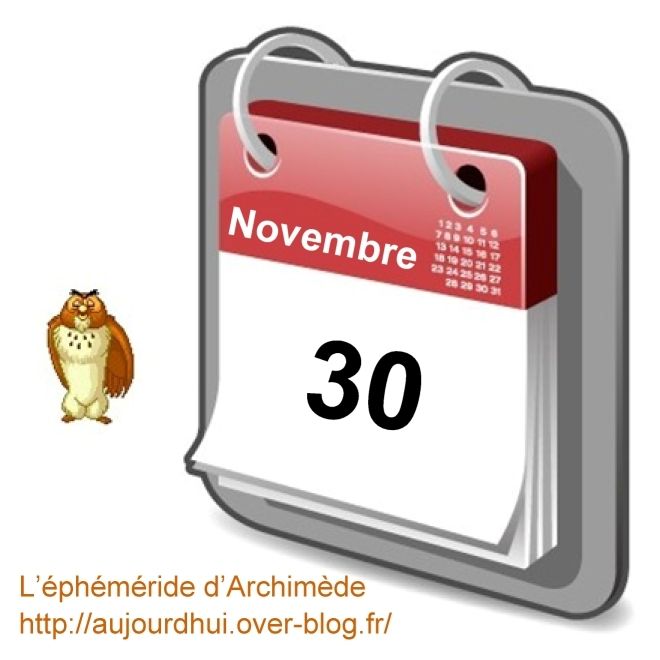 Personnalités nées un 30 novembre - Aujourd'hui, l'éphéméride d ...