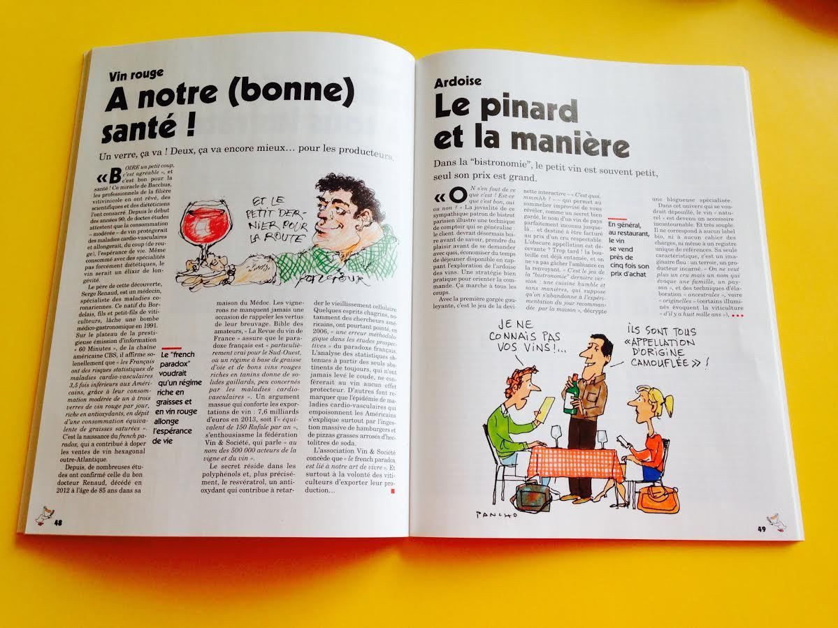 Les pépères du Canard sont les ringards du pinard ils auraient dû sous-traiter leur « spécial vin » !