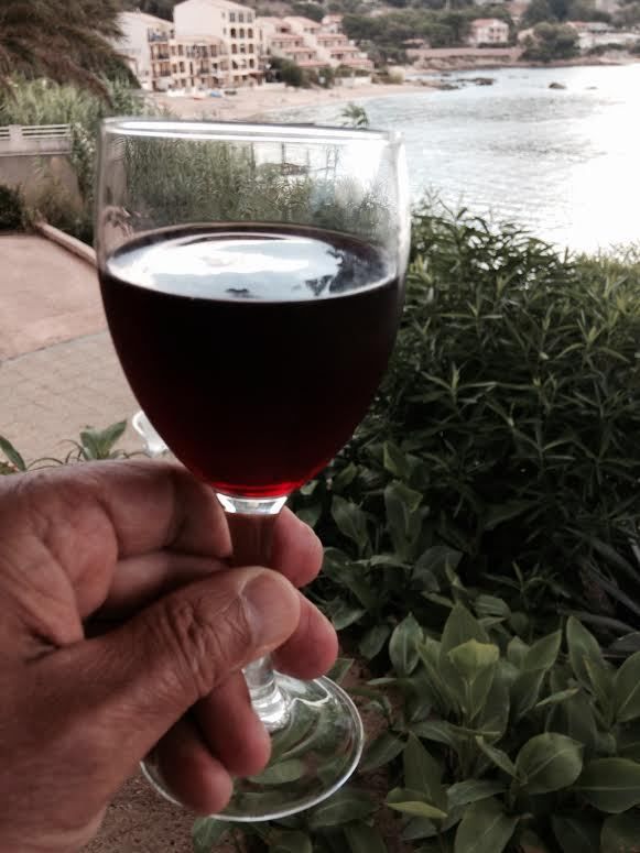 Après avoir bien mangé spaghettis au brocciu et bien bu mon 100% fait main du pur Sciacarellu nu je vais faire la mariennée à l’ombre d’un cocotier…