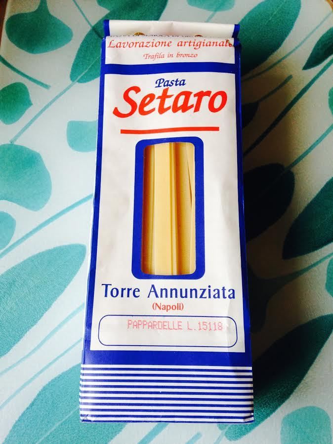 Pappardelle au Pesto Rosso arrosées d’El Bandito : laissons la peur du rouge aux bêtes à cornes…