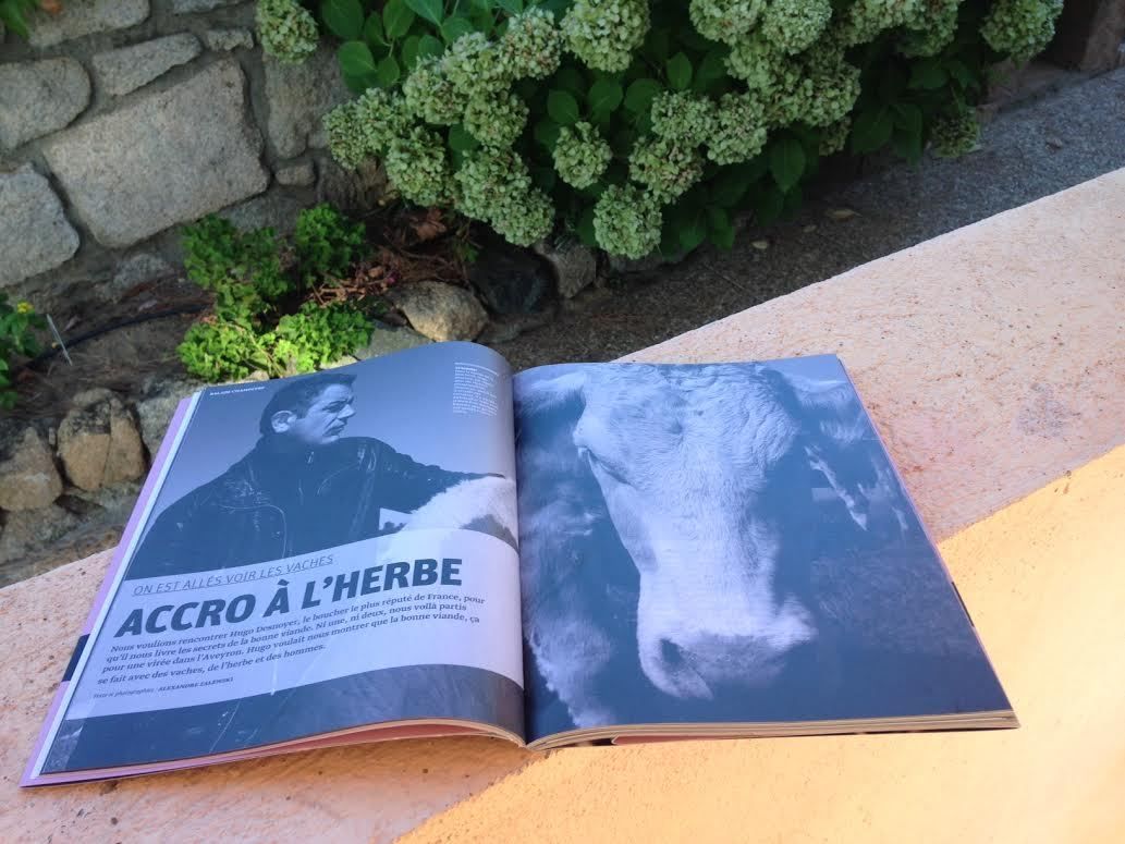 En dévers et contre tout (11) bête à manger du foin certes mais ça fait de la bonne viande le foin en Aveyron pour notre boucher Hugo Desnoyers