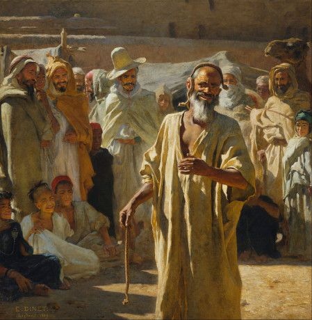 Etienne Dinet - Le charmeur de serpent