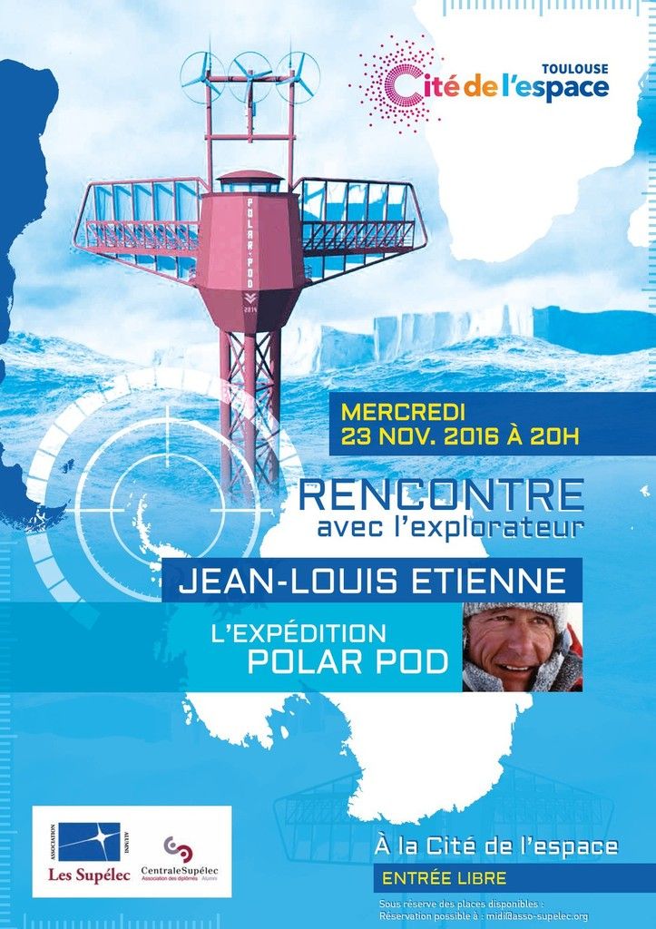 Jean-Louis Etienne - Polar Pod - Antarctique - Cité de l'espace - Conférence