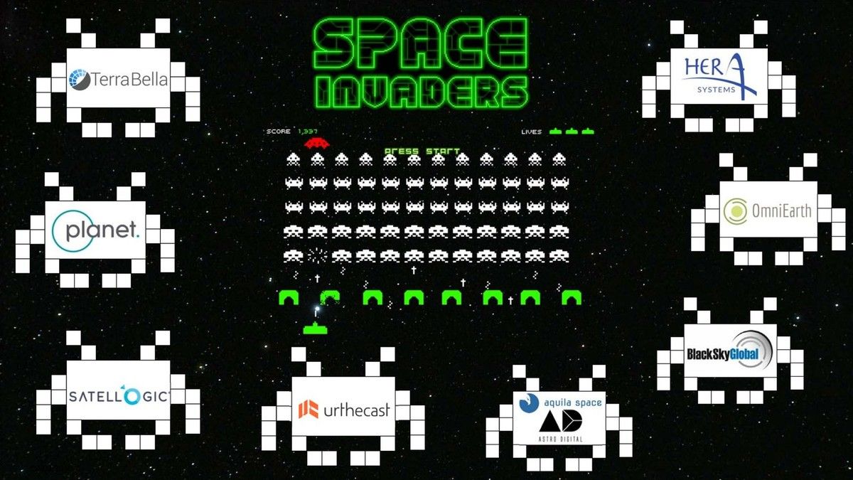 New Space - Earth Observation - Space Invaders - Terra Bella - Skybox - Planet - Urthecast - Blacksky global - Satellogic - Astro Digital