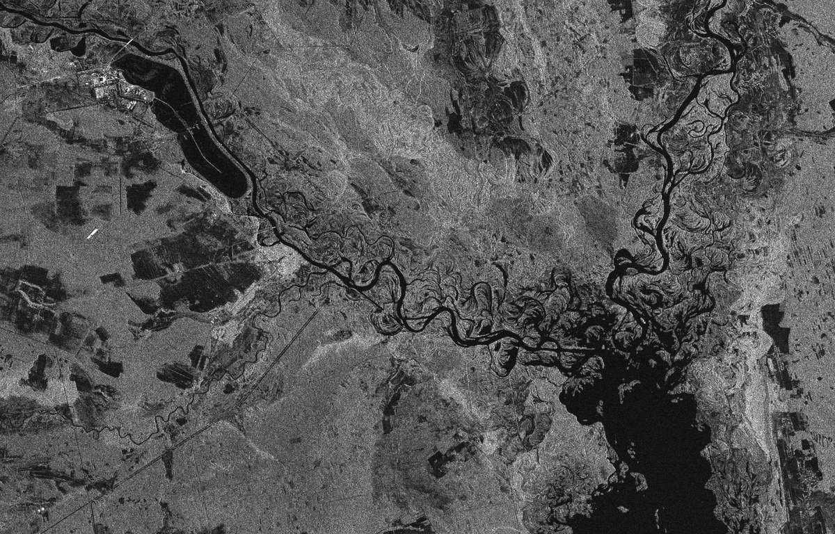 Un indice pour le quiz du mois d'avril - Satellite et environnement - Radar - SAR - Un autre regard sur la Terre
