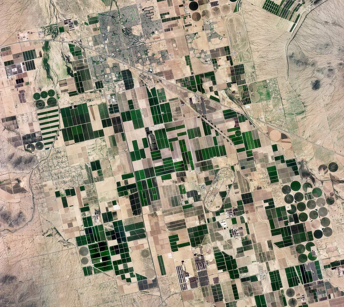 Venµs - Venus - Premières images - first images - satellite - Earth observation - Irrigation - Phoenix - Arizona - CNES - CESBIO