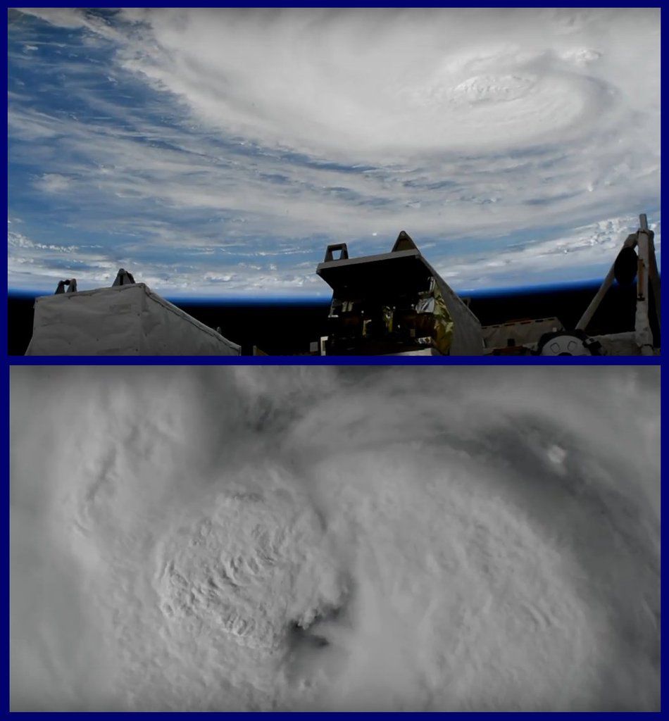 Harvey - Hurricane - ISS - International Space Station - Ouragan - Catégorie 3 - Texas - Louisiane - Golfe du mexique - NASA