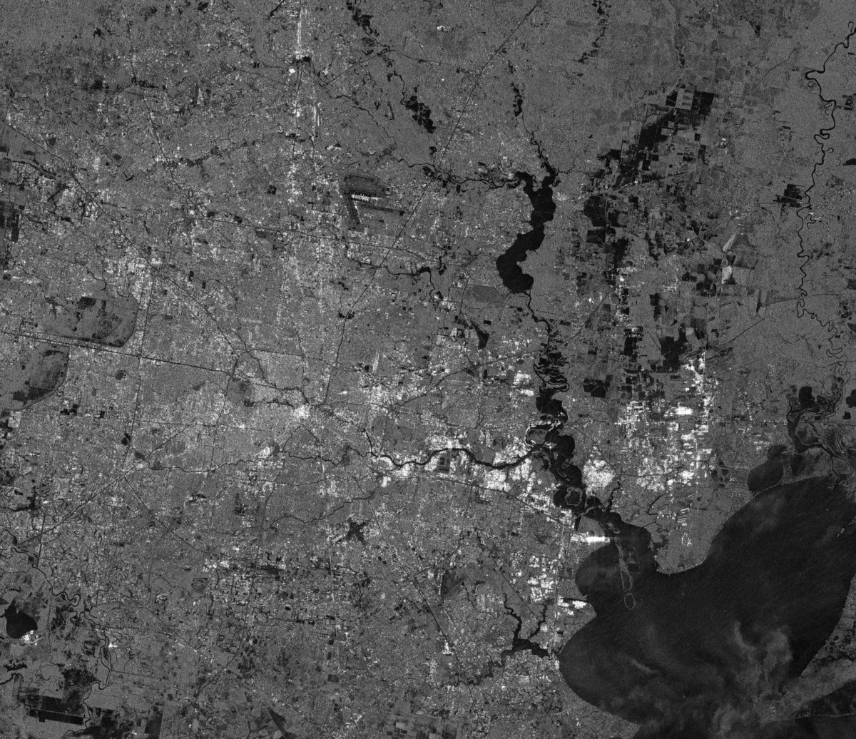 Houston - floods - inondations - Harvey - sentinel-1 - satellite - radar - ESA - Copernicus - Airbus