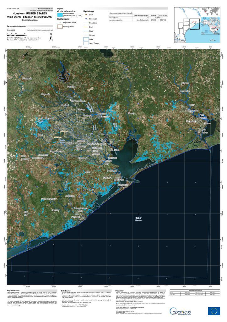 Copernicus - EMS - Harvey - Houston