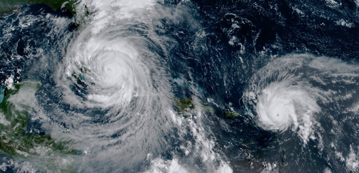 Irma - Jose - Hurricane - GOES-16 - meteo - satellite - ouragan - september 2017