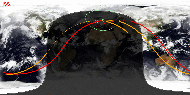 Calsky - ISS - International Space Station - Trajectoire - Ground track - September 2017 - Quiz - Un autre regard sur la Terre - Paolo Nespoli
