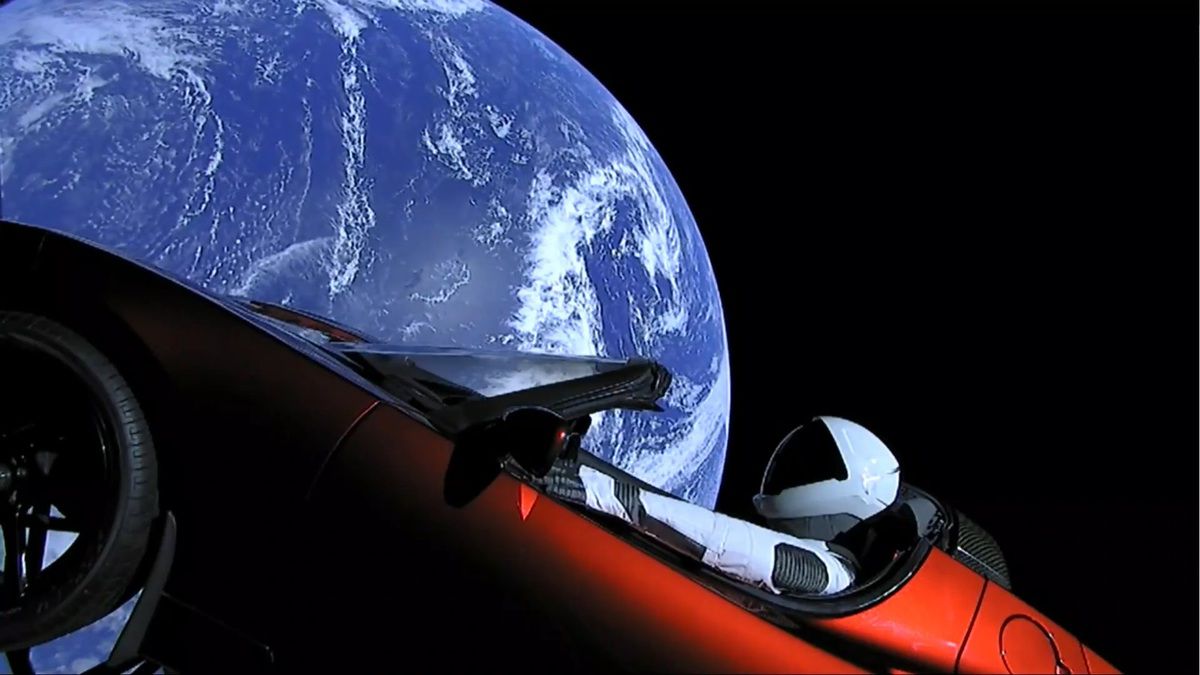 SpaceX - Falcon Heavy - Starman - Bowie - Tesla - en orbite - destination mars