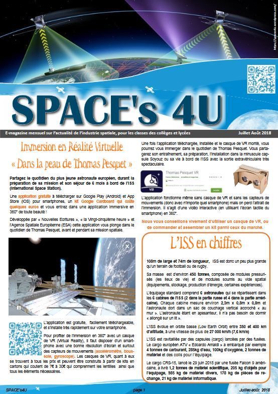 Space's 4U - Numéro 3 - Juillet-Août 2018
