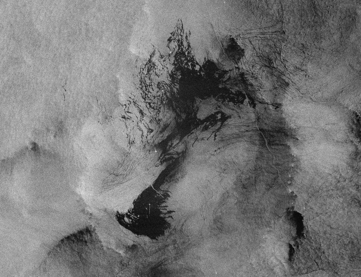 Grande America - Pollution - Marée noire - Oil spill - hydrocarbures - Sentinel-1 - Copernicus - SAR - Radar - sea