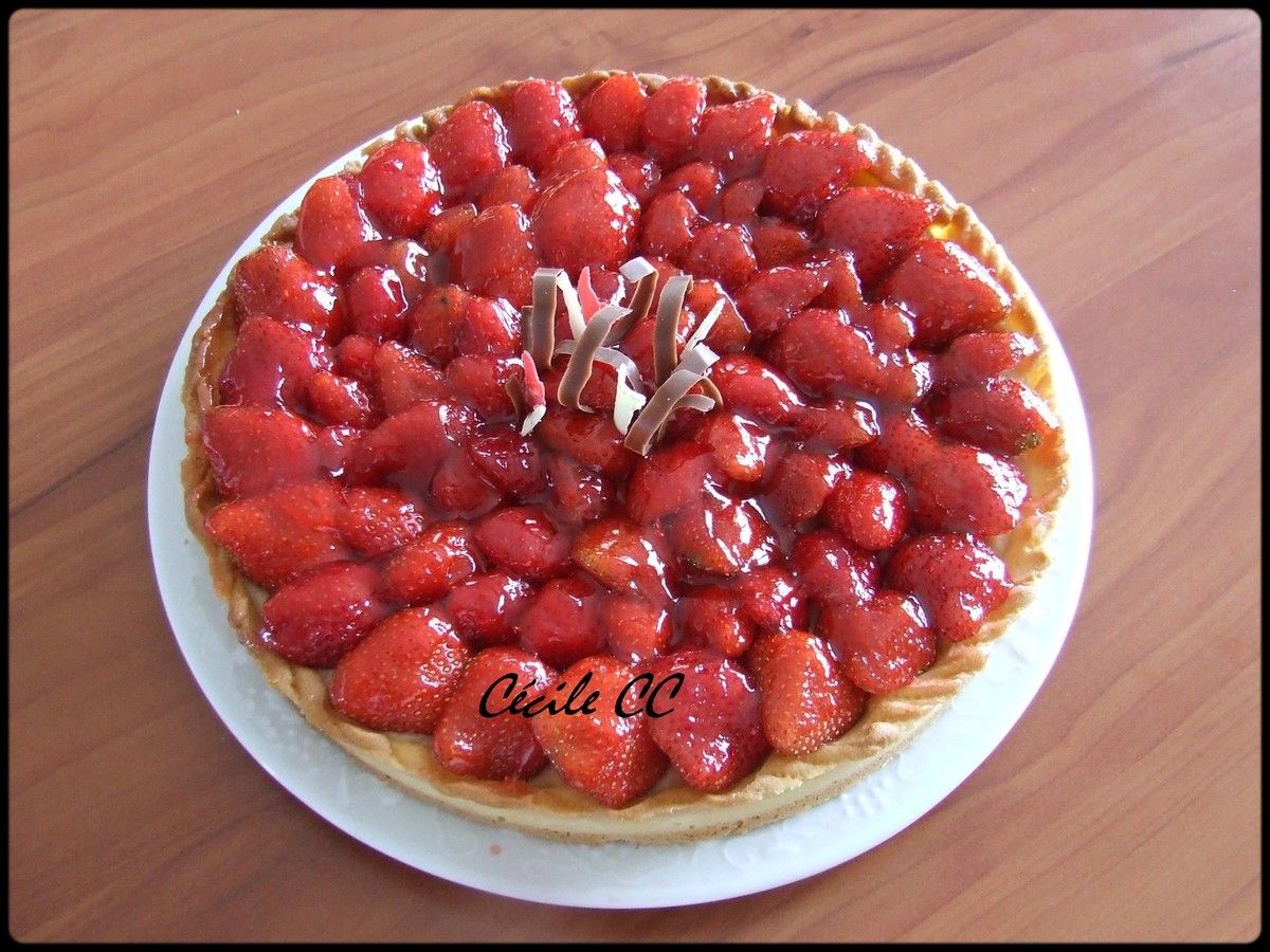 Tarte aux fraises