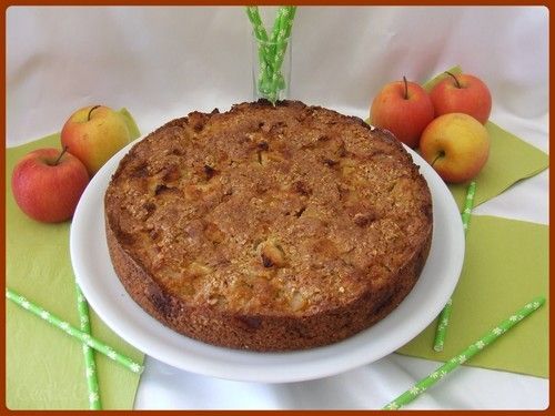 Gateau Aux Pommes Et Flocons D Avoine Mes Gateaux Rigolos By Cecile Cc