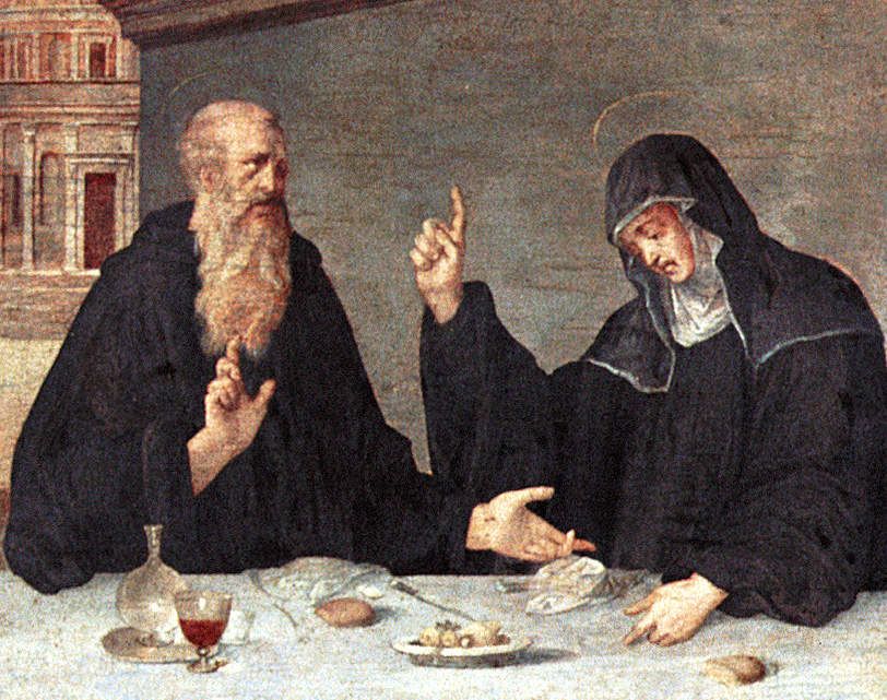 Vie de sainte Scholastique Le Blog de Jackie