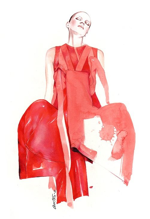 FASHION ILLUSTRATIONS (5) BY ANTONIO SOARES / HANDMADE DRAWINGS ...