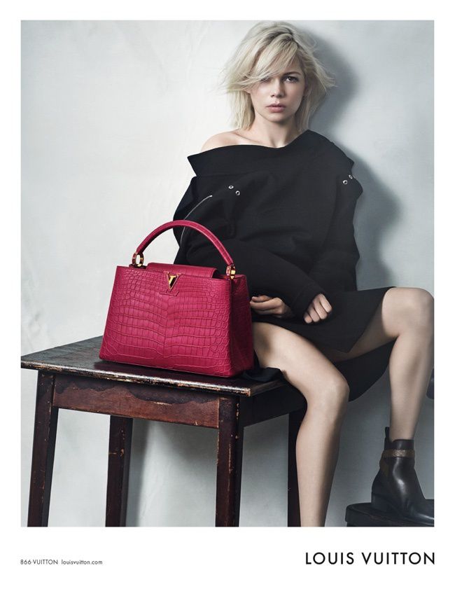 Louis Vuitton - Michelle Williams with the City Steamer handbag