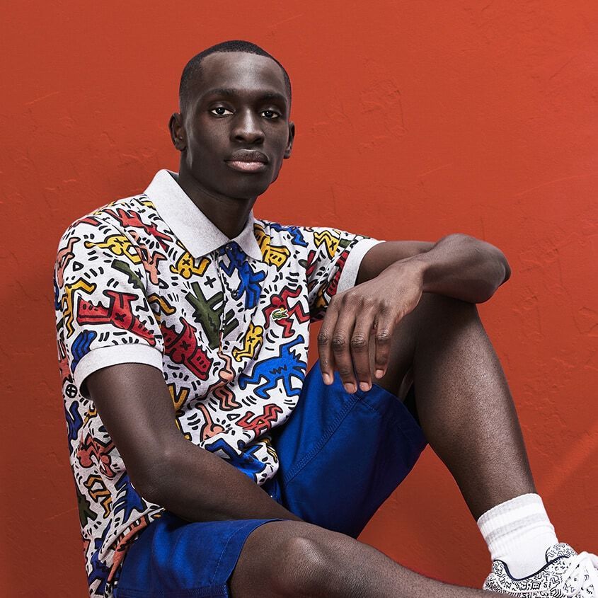 keith haring x lacoste