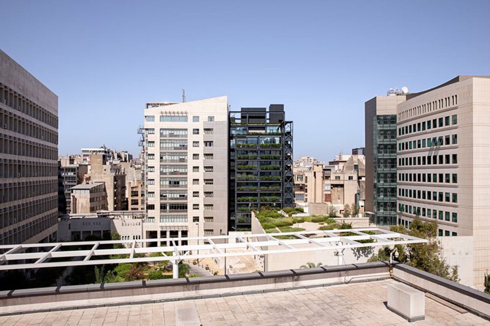 BANQUE DU LIBAN CMA BUILDING BY KARIM NADER STUDIO  AND BLANKPAGE ARCHITECTS  