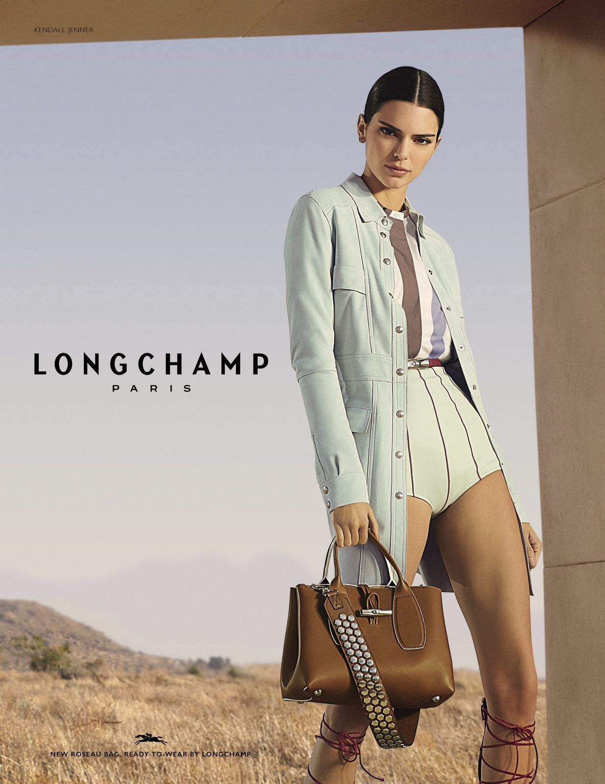 KENDALL JENNER FOR LONGCHAMP SPRING SUMMER 2020 AD CAMPAIGN WITH THE NEW  ROSEAU BAG - Arc Street Journal