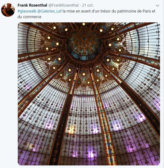 Retail Tweets n°109 : l'incroyable expérience de Glasswalk aux Galeries Lafayette