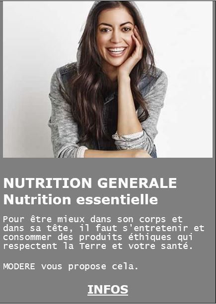 Pour être mieux dans son corps et dans sa tête, il faut s'entretenir et consommer des produits éthiques, qui respectent la Terre et votre santé. MODERE propose ces produits