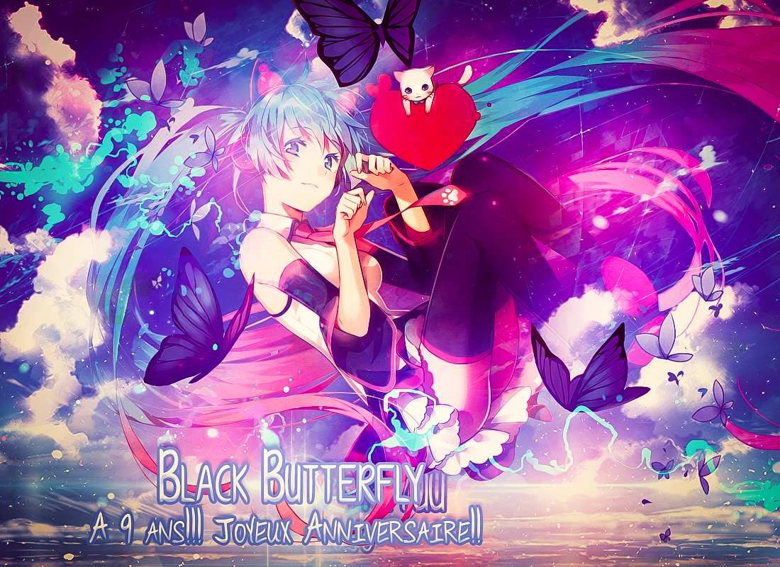 Happy Birthday A La Black Butterfly Black Butterfly Happy Birthday A La Black Butterfly Black Butterfly