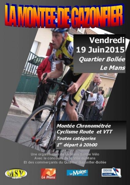 Vendredi, Montée de Gazonfier au Mans