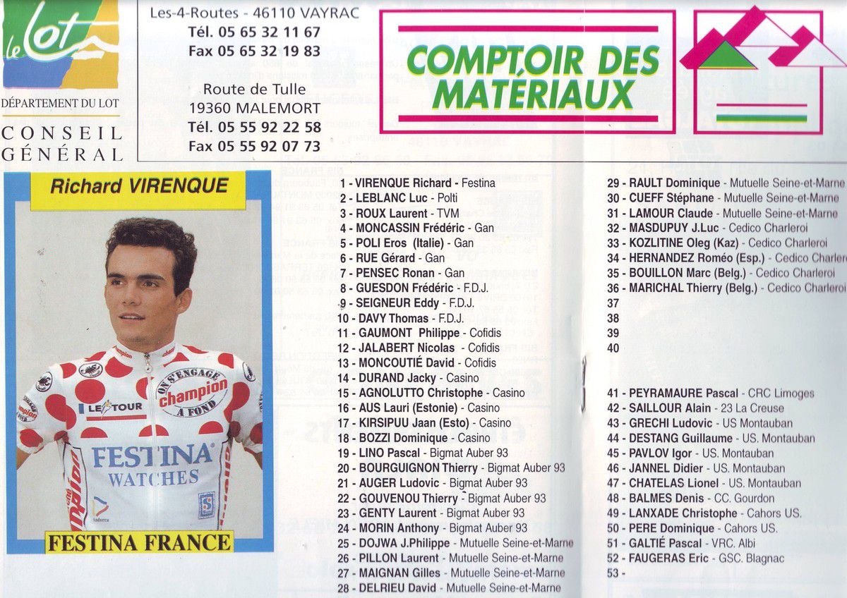 Critérium de Vayrac 1997
