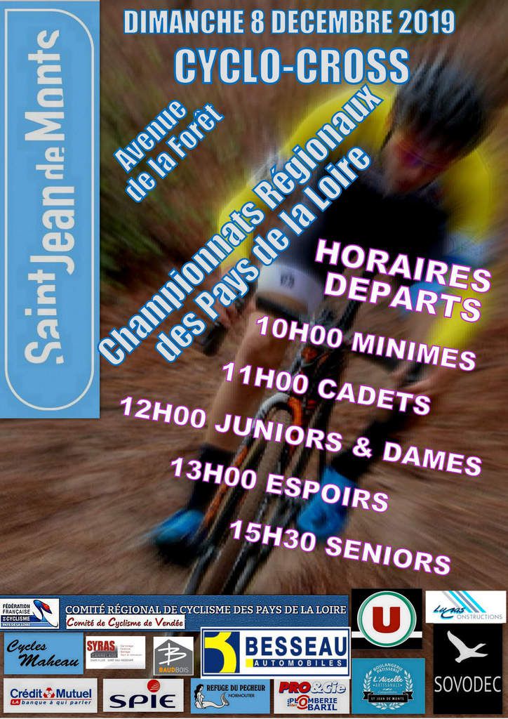 Le championnat des Pays de la Loire de cyclo-cross
