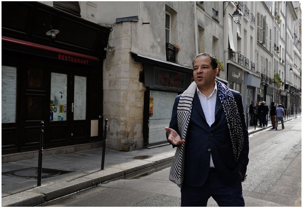 Cédric Naudon, entrepreneur de la Jeune Rue, photo de Capucine Granier-Deferre prise sur le New York Times.