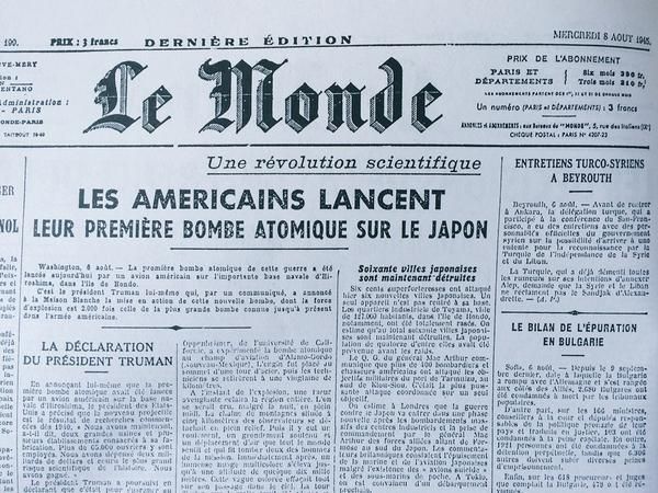6 Août 1945 : la bombe sur Hiroshima, le 1er jour de l'ère atomique