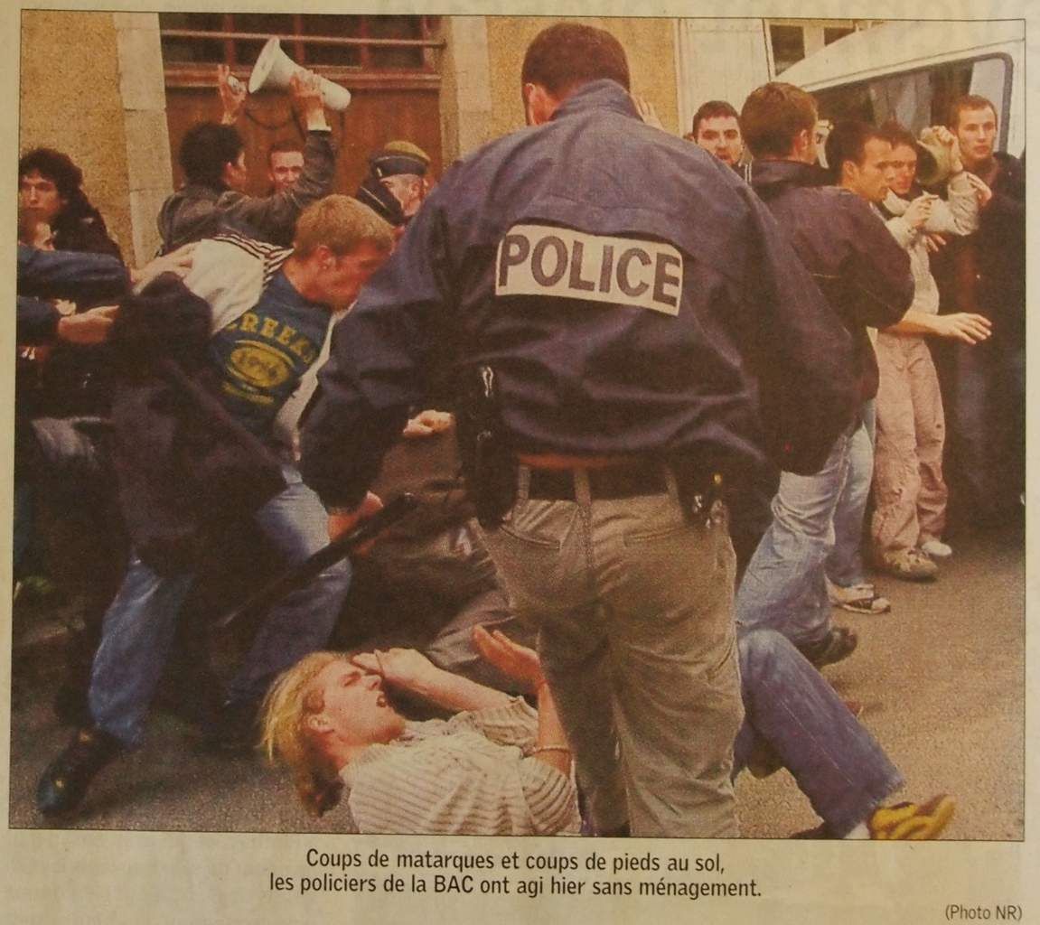 Jeudi 23 Mars 2006 : pluie d'actions et de coups à Poitiers