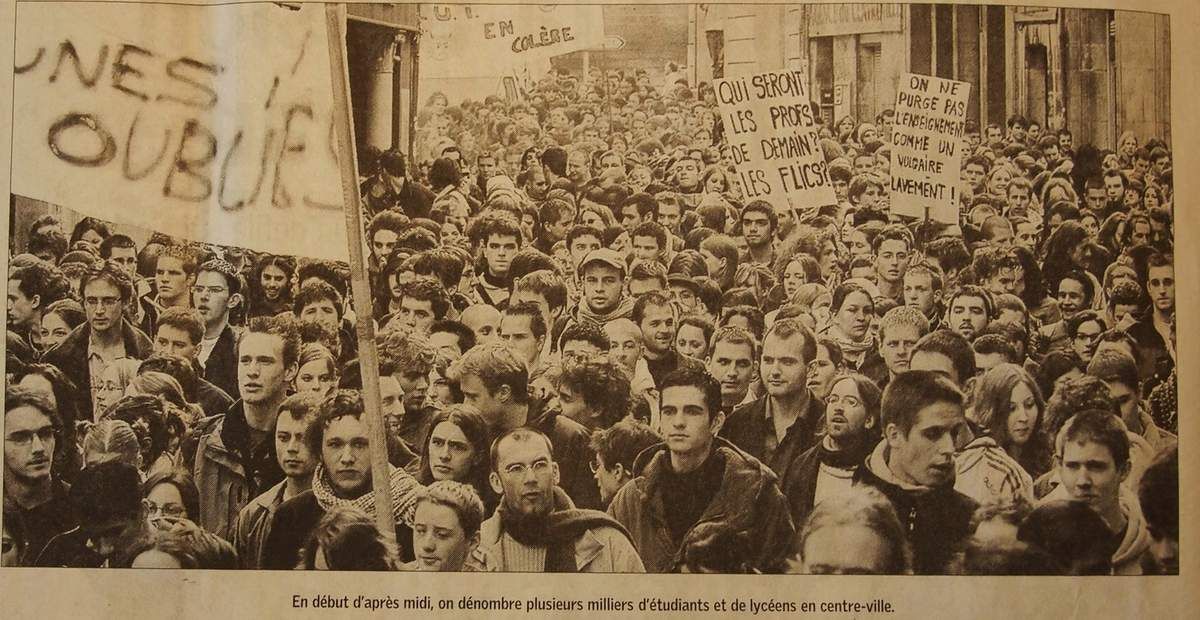Jeudi 23 Mars 2006 : pluie d'actions et de coups à Poitiers